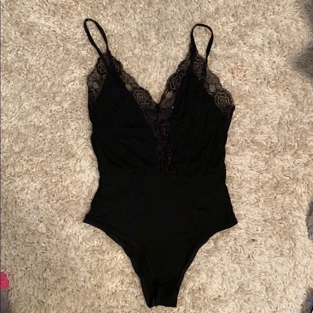 Black Lace Bodysuit